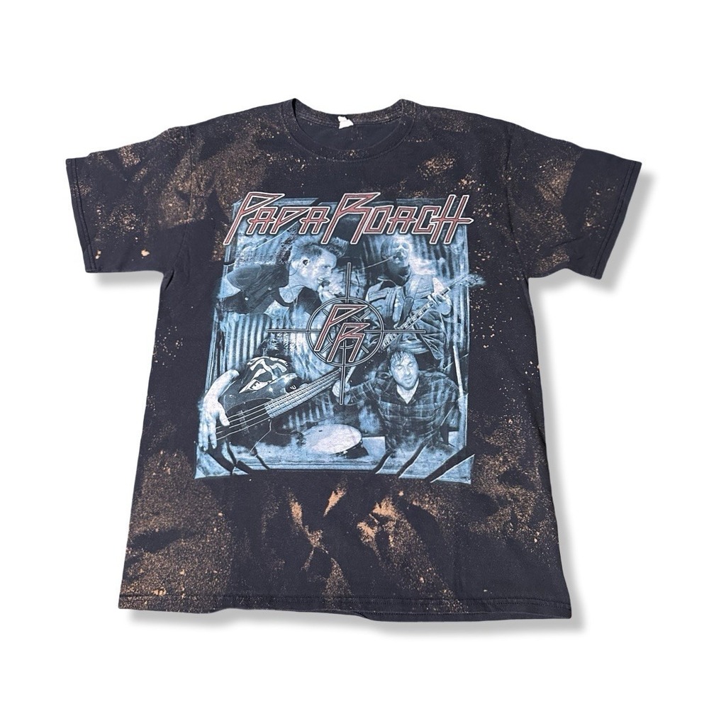 Vintage Papa Roach VIP Double Sided Black Band T Shirt Size Large Y2K